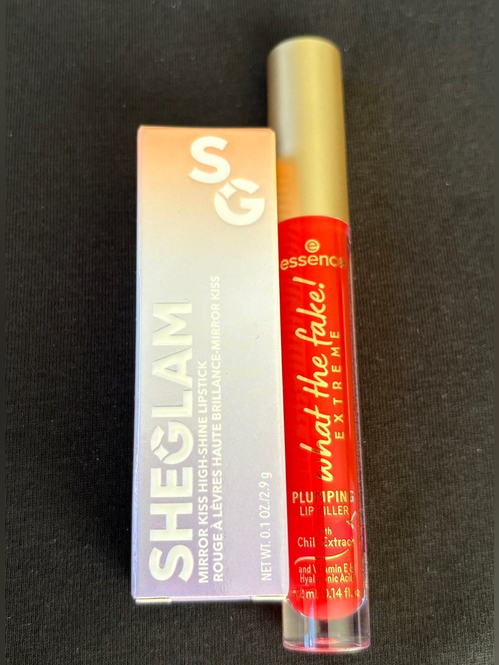 Sheglam Mirror Kiss Lipstick & Essence Plumping Lip Filler Full size New
